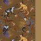 TABLECLOTH BROWN MONKEYS CUSTOM 375cm 20 TABLECLOTH BROWN MONKEYS CUSTOM 375cm 20