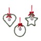 holly beaded large ornaments, set of 3 129 holly beaded large ornaments, set of 3 129