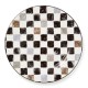 black check round platter 71 black check round platter 71