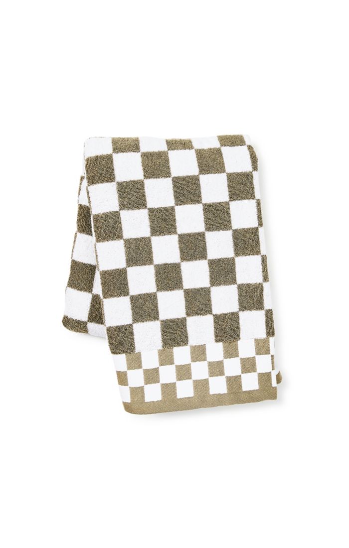 mocha check bath towel 26 mocha check bath towel 26