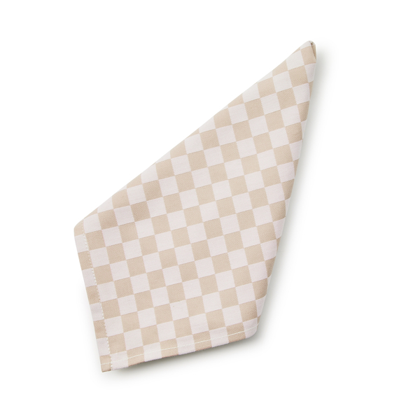 flax check napkin, set of 4 142 flax check napkin, set of 4 142