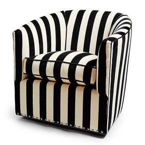 marquee black stripe chenille swivel chair 14 marquee black stripe chenille swivel chair 14