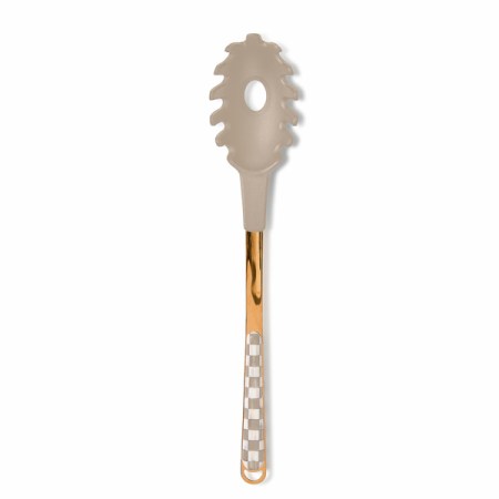 mocha check pasta spoon 10 mocha check pasta spoon 10