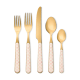 rosy check bistro flatware 5 piece place setting 69 rosy check bistro flatware 5 piece place setting 69