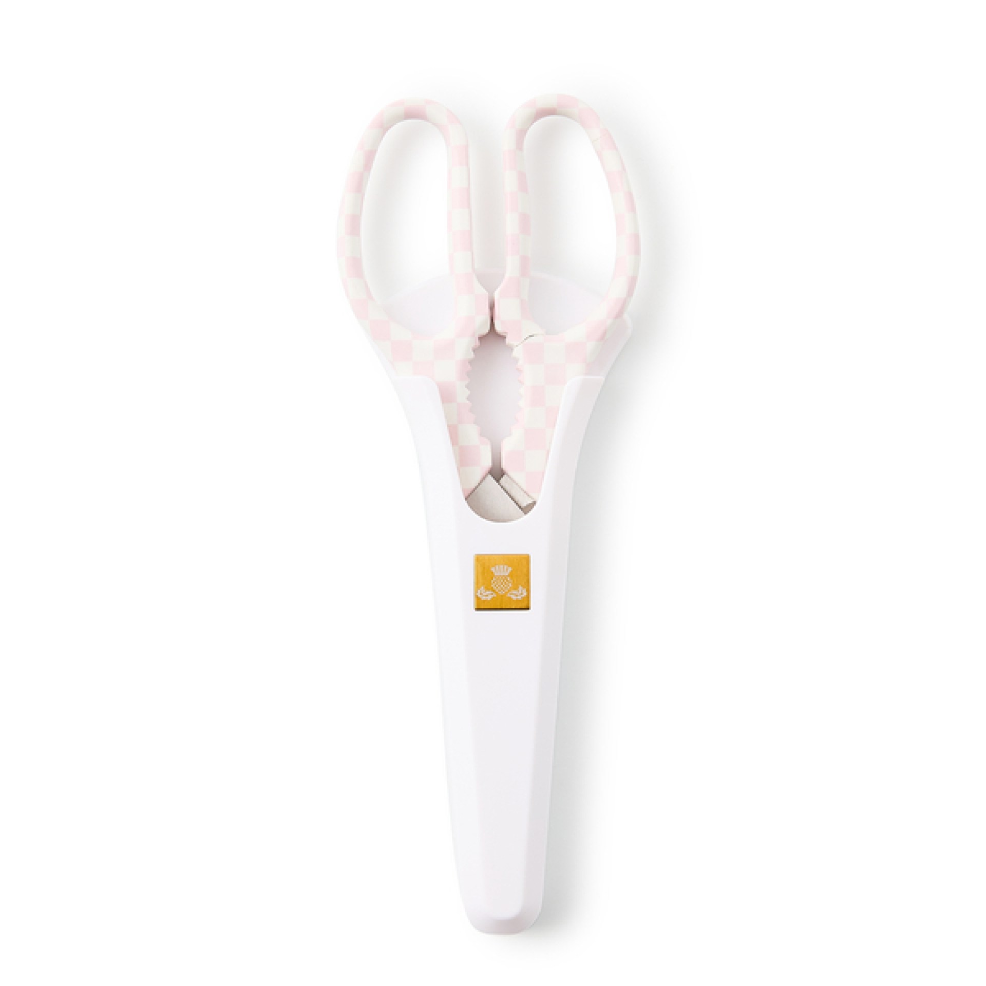 pink & white check kitchen shears 5 pink & white check kitchen shears 5