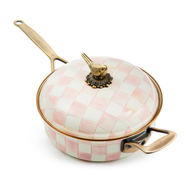 rosy check 3 qt. saute pan 228 rosy check 3 qt. saute pan 228