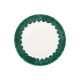 Lisbon Green Brushstroke Salad Plate 21 Lisbon Green Brushstroke Salad Plate 21