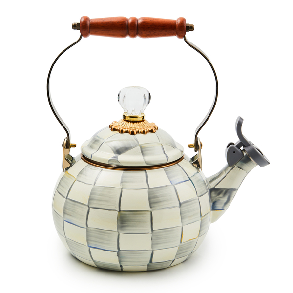 sterling check whistling tea kettle 242 sterling check whistling tea kettle 242