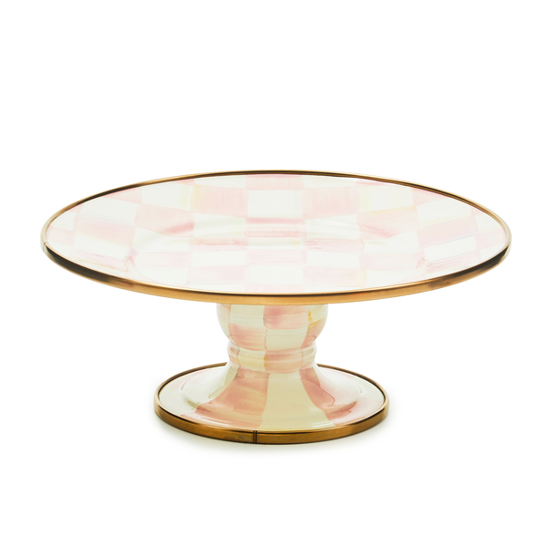 rosy check mini pedestal platter 281 rosy check mini pedestal platter 281