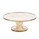 rosy check mini pedestal platter 281 rosy check mini pedestal platter 281