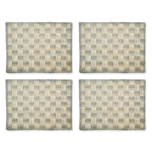grey sinamay placemats, set of 4 41 grey sinamay placemats, set of 4 41