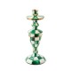 emerald check medium candlestick 97 emerald check medium candlestick 97