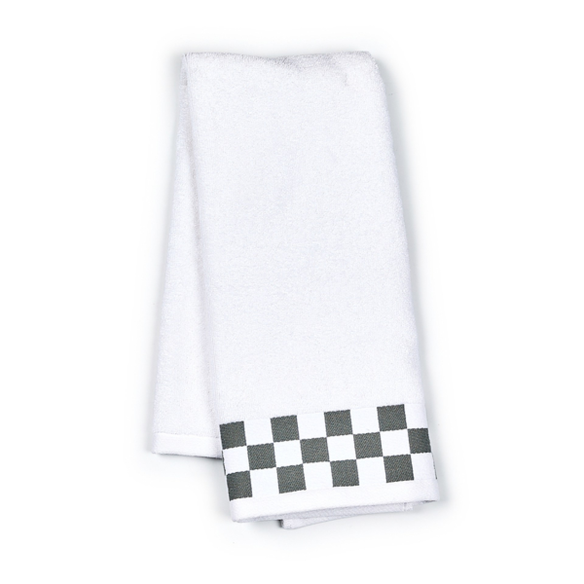 hand towel with grey check border 117 hand towel with grey check border 117
