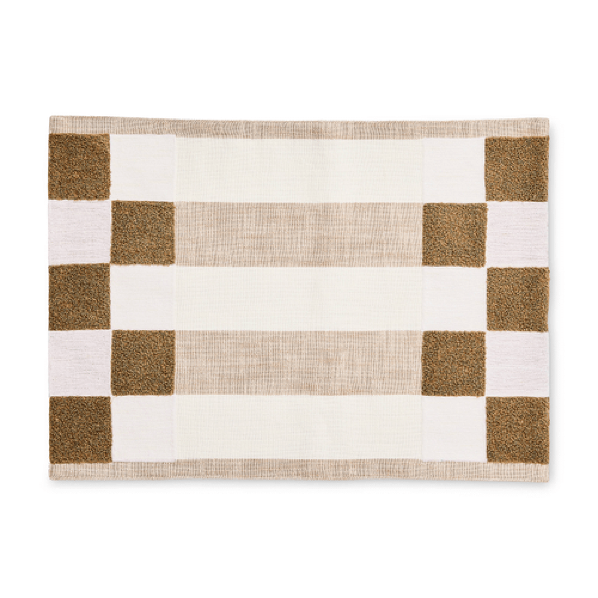 flax checks and stripes placemats, set of 4 58 flax checks and stripes placemats, set of 4 58