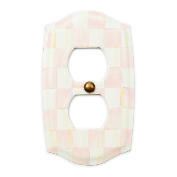 rosy check double outlet cover 196 rosy check double outlet cover 196