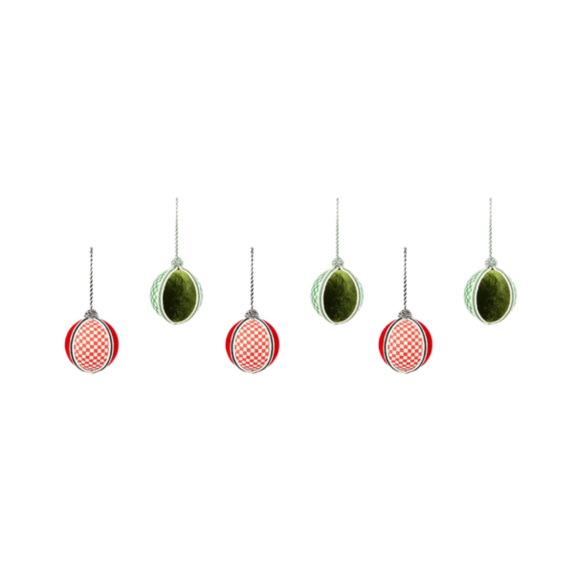 check it out patchwork fabric ornaments, set of 6 131 check it out patchwork fabric ornaments, set of 6 131