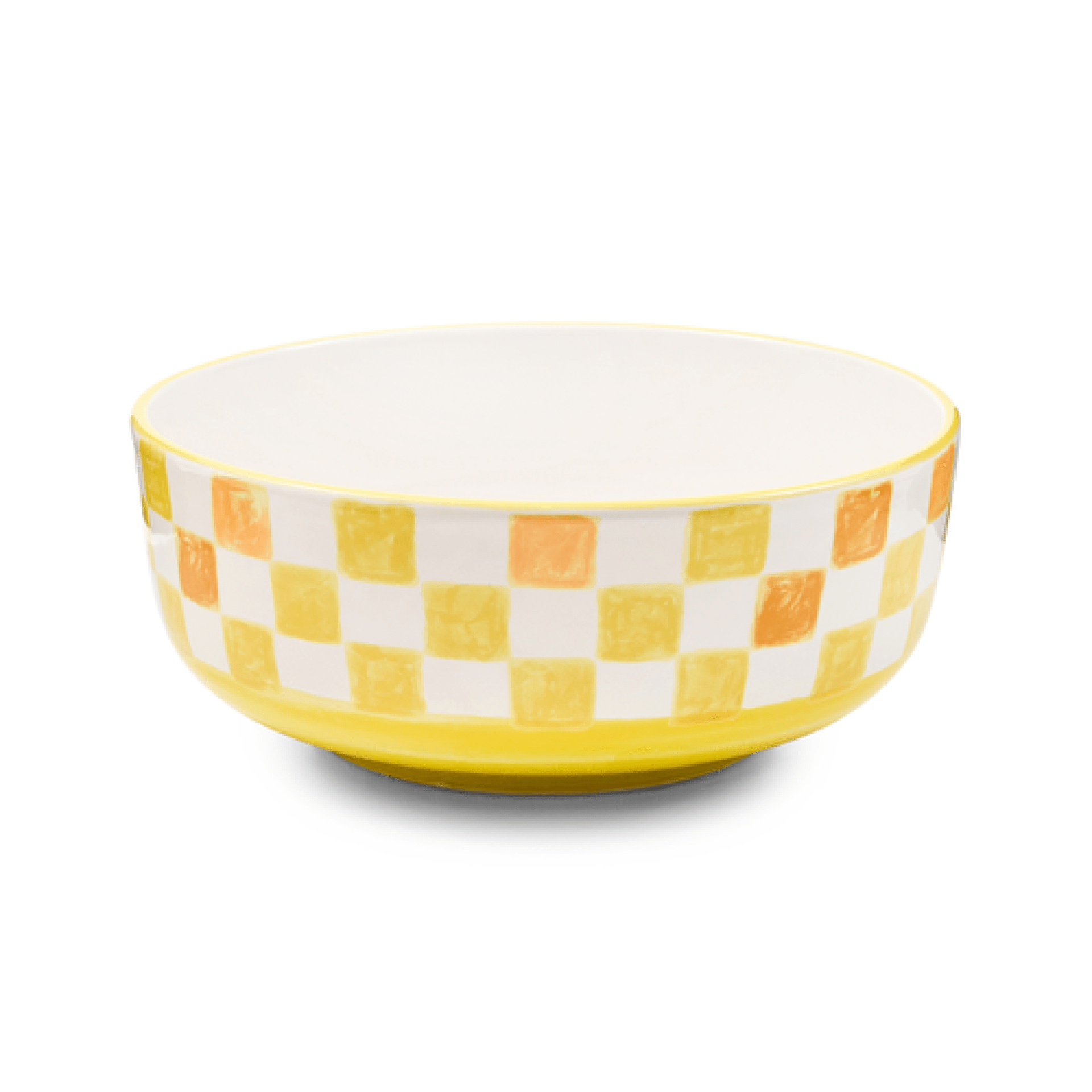 buttercup check serving bowl 40 buttercup check serving bowl 40