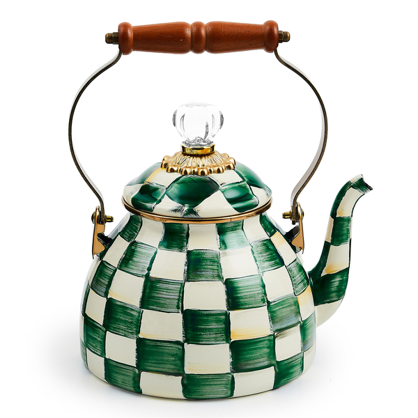 emerald check 2 quart tea kettle 40 emerald check 2 quart tea kettle 40