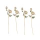 white rose beaded stems, set of 4 101 white rose beaded stems, set of 4 101