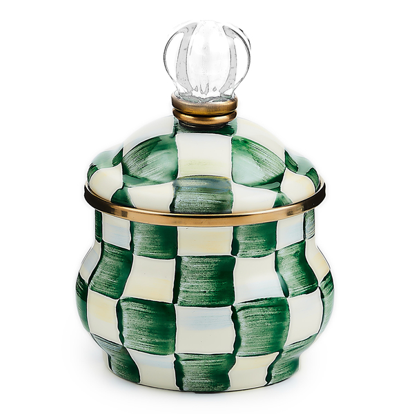 emerald check lidded sugar bowl 11 emerald check lidded sugar bowl 11