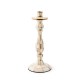 mocha check large candlestick 158 mocha check large candlestick 158