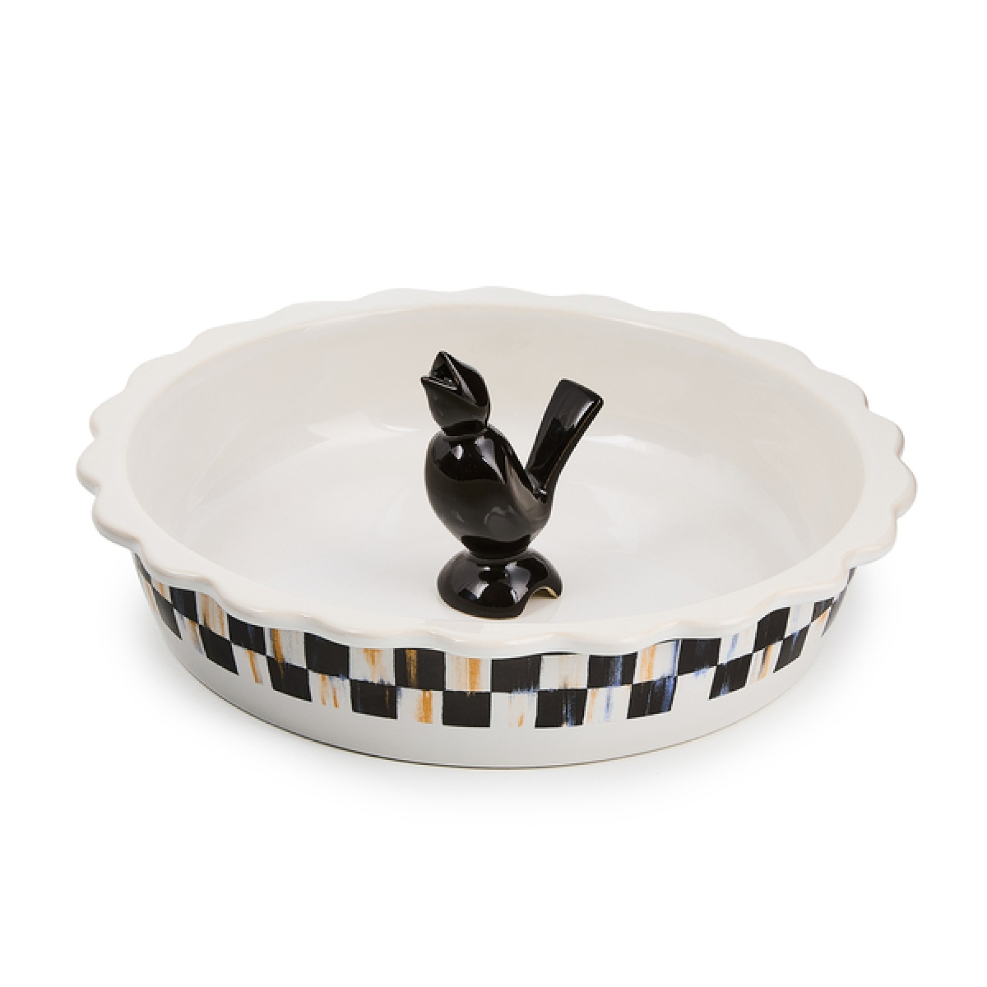 courtly check everyday pie plate with pie bird 12 courtly check everyday pie plate with pie bird 12