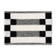 black checks and stripes placemats, set of 4 19 black checks and stripes placemats, set of 4 19