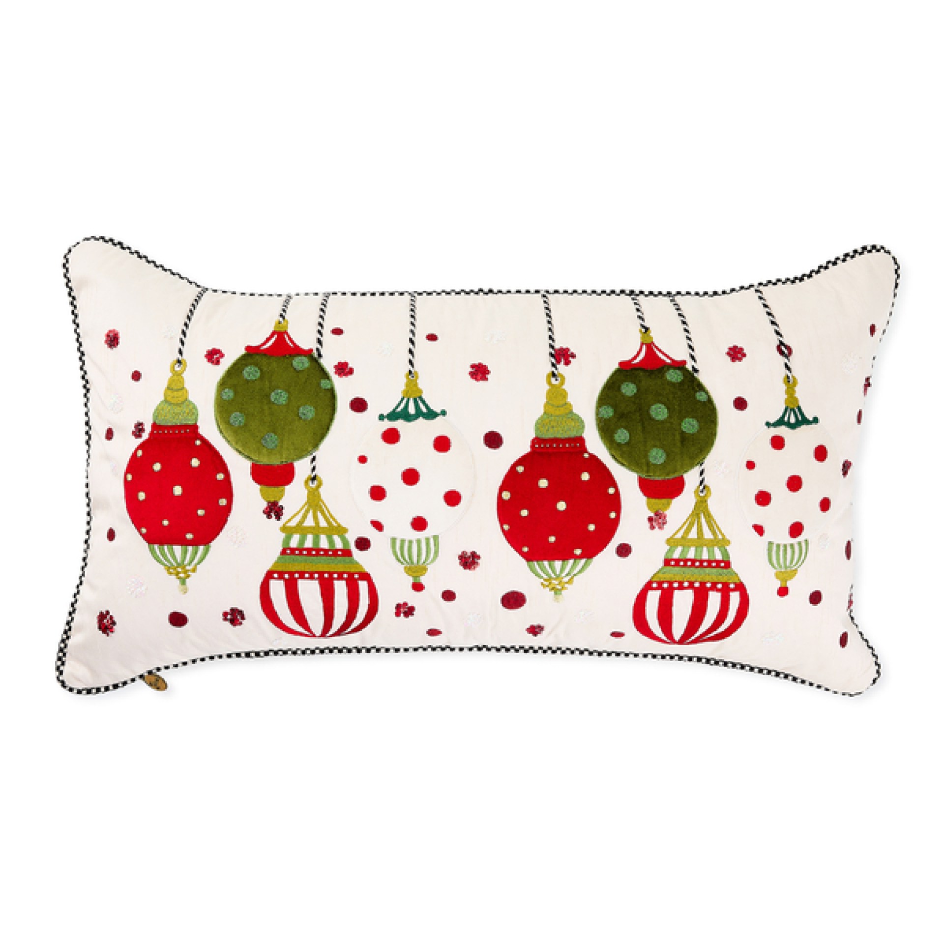 festive ornaments lumbar throw pillow 181 festive ornaments lumbar throw pillow 181