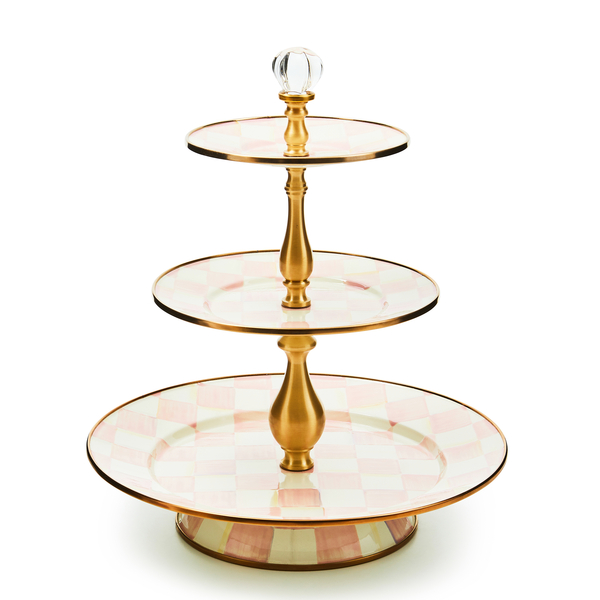 rosy check three tier sweet stand 279 rosy check three tier sweet stand 279