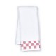 hand towel with rose check border 118 hand towel with rose check border 118