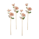 pink rose beaded flower stems, set of 4 62 pink rose beaded flower stems, set of 4 62