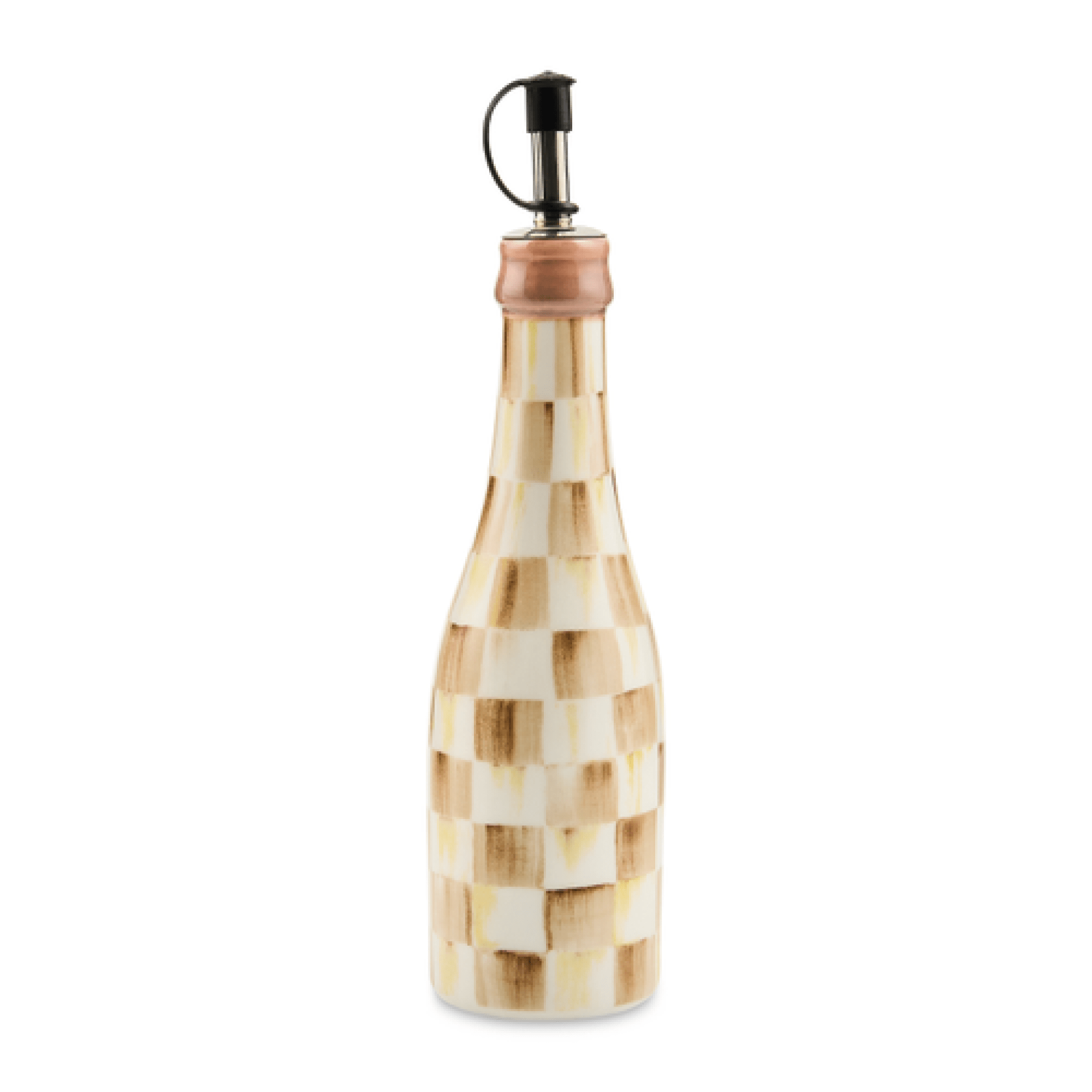 mocha check farmhouse oil cruet 26 mocha check farmhouse oil cruet 26
