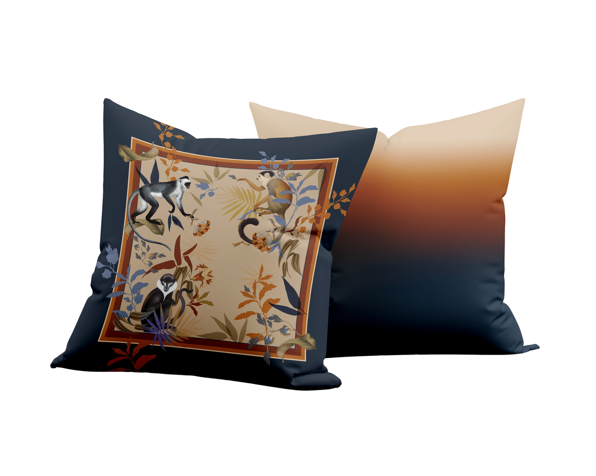 PILLOW TAUPE MONKEYS 27 PILLOW TAUPE MONKEYS 27
