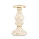 mocha check medium pillar candlestick 159 mocha check medium pillar candlestick 159