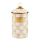 mocha check large canister 39 mocha check large canister 39