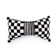 black check bow throw pillow 179 black check bow throw pillow 179