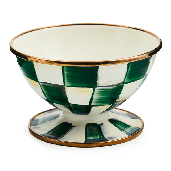 emerald check ice cream dish 35 emerald check ice cream dish 35