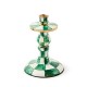 emerald check small candlestick 96 emerald check small candlestick 96