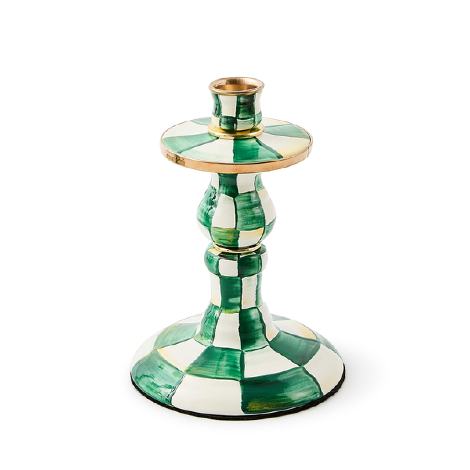 emerald check small candlestick 96 emerald check small candlestick 96