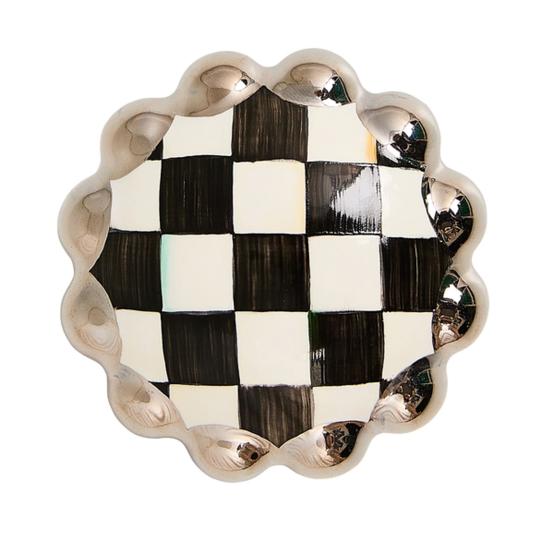 courtly check platinum round knob 16 courtly check platinum round knob 16