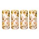 wild rose highball glass, set of 4 113 wild rose highball glass, set of 4 113