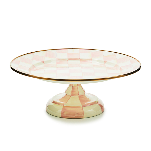 rosy check small pedestal platter 277 rosy check small pedestal platter 277