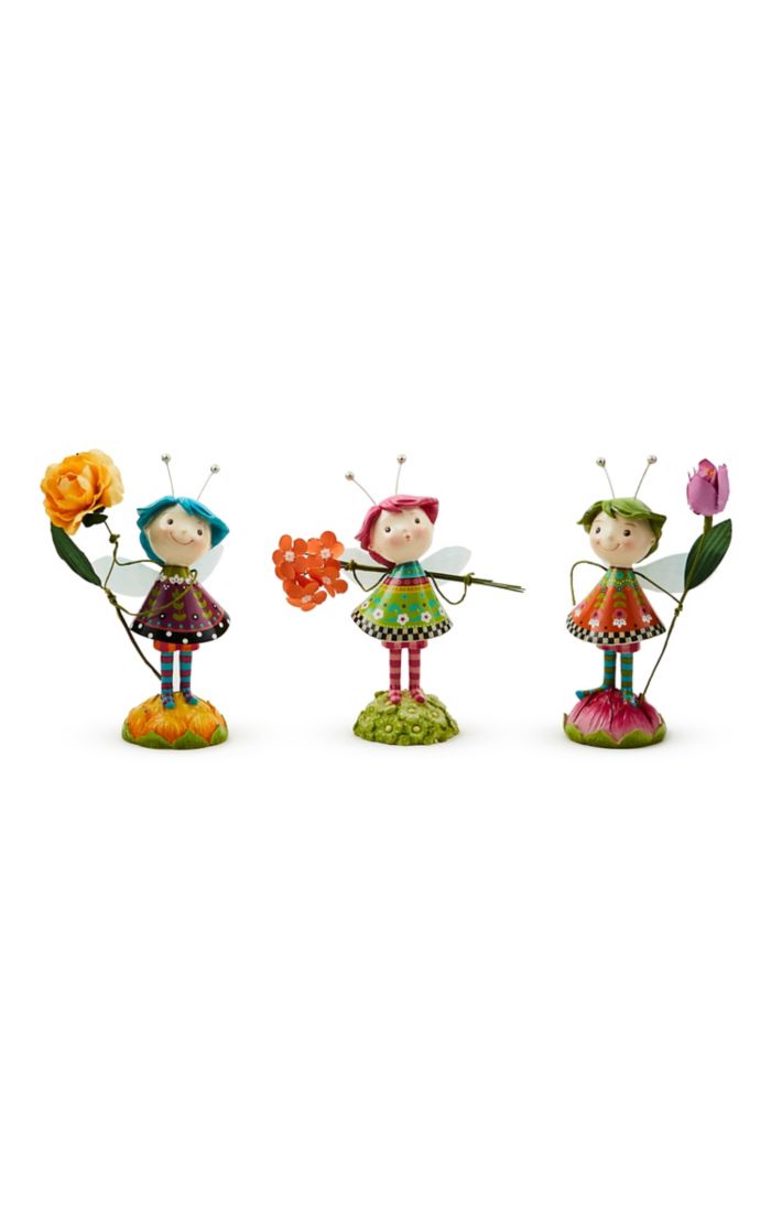 calico spring fairies, set of 3 22 calico spring fairies, set of 3 22