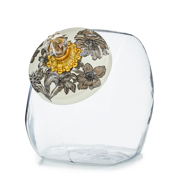 cookie jar with sterling english garden lid 220 cookie jar with sterling english garden lid 220