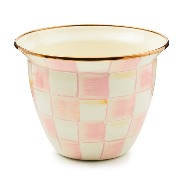 rosy check large flower pot 267 rosy check large flower pot 267