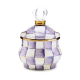 violet check lidded sugar bowl 71 violet check lidded sugar bowl 71