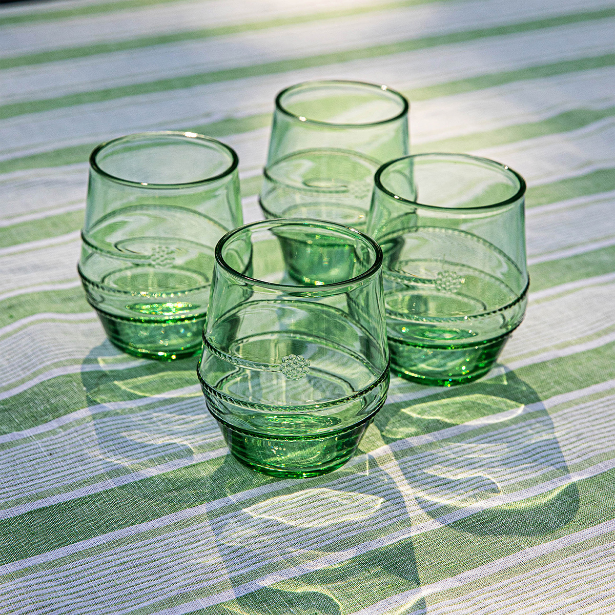 Amalia Acrylic Small Tumbler Set/4 - Seagrass 84 Amalia Acrylic Small Tumbler Set/4 - Seagrass 84