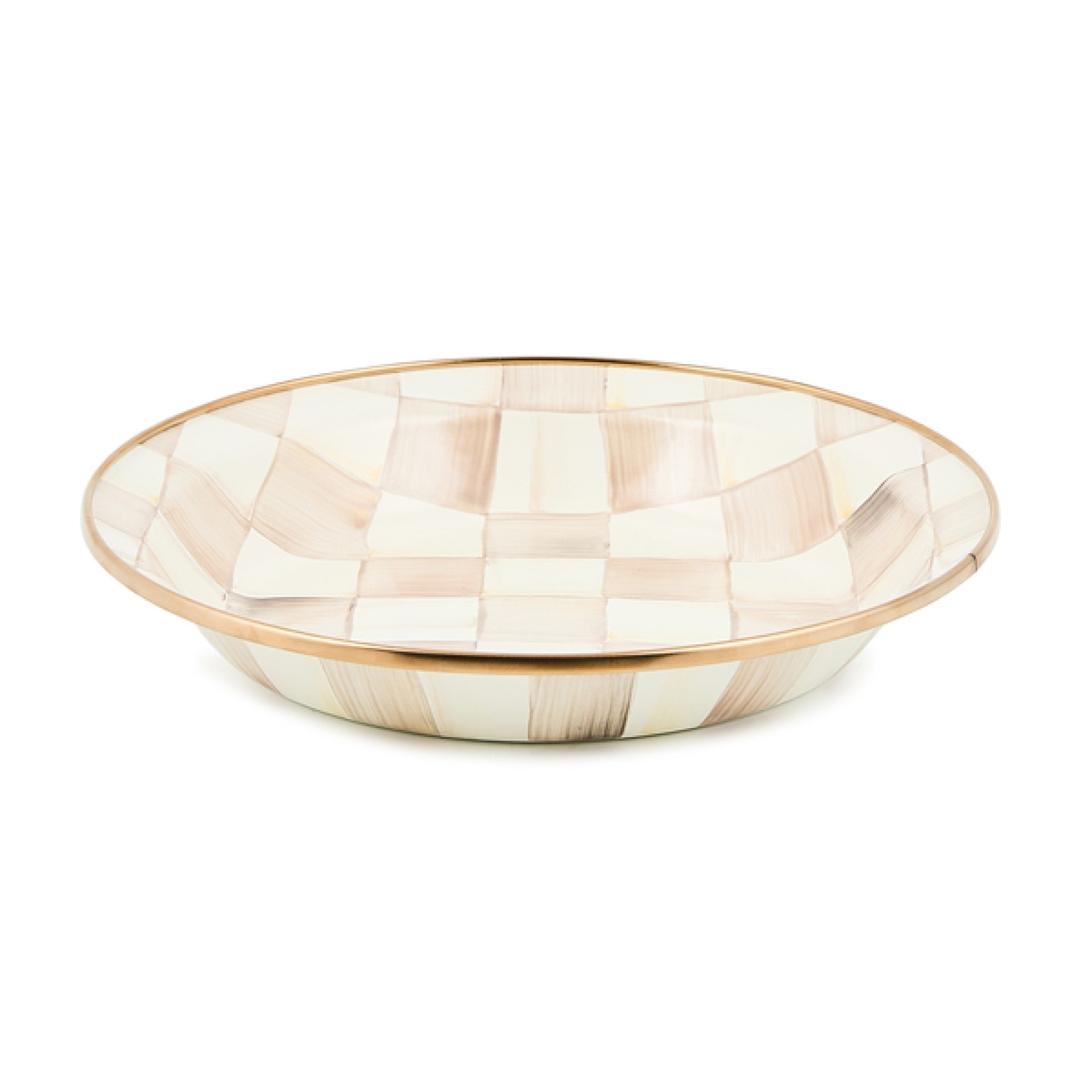 mocha check pie plate 126 mocha check pie plate 126