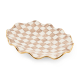 mocha check ceramic large serving platter 13 mocha check ceramic large serving platter 13