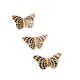 courtly check butterfly magnets, set of 3 75 courtly check butterfly magnets, set of 3 75
